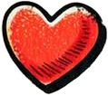a heart shaped pin with a red and black heart.jpg